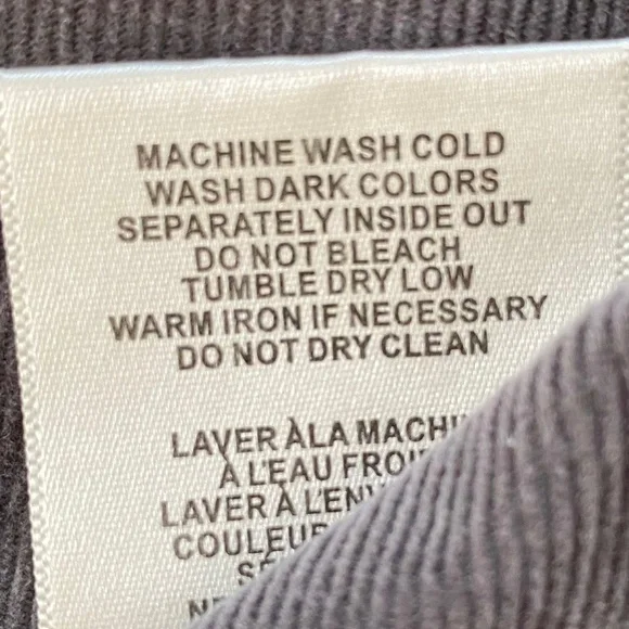 JAG High-Rise Straight Leg Pull-On Stretch Corduroy Pant in Gray - Size 8 - Picture 14 of 16